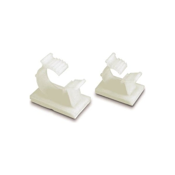 Ecm Industries Cable Clamp, Plastic, 3/8 in Bundle Dia., White GKK-1538 - main